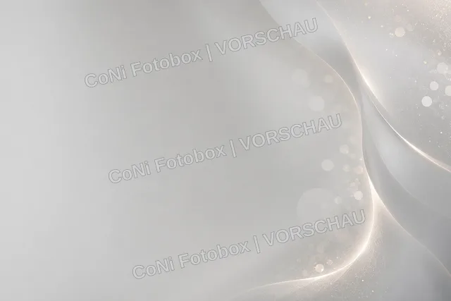 Schlichter grauer Fotobox-Startscreen für Geburtstag oder Firmenfeier